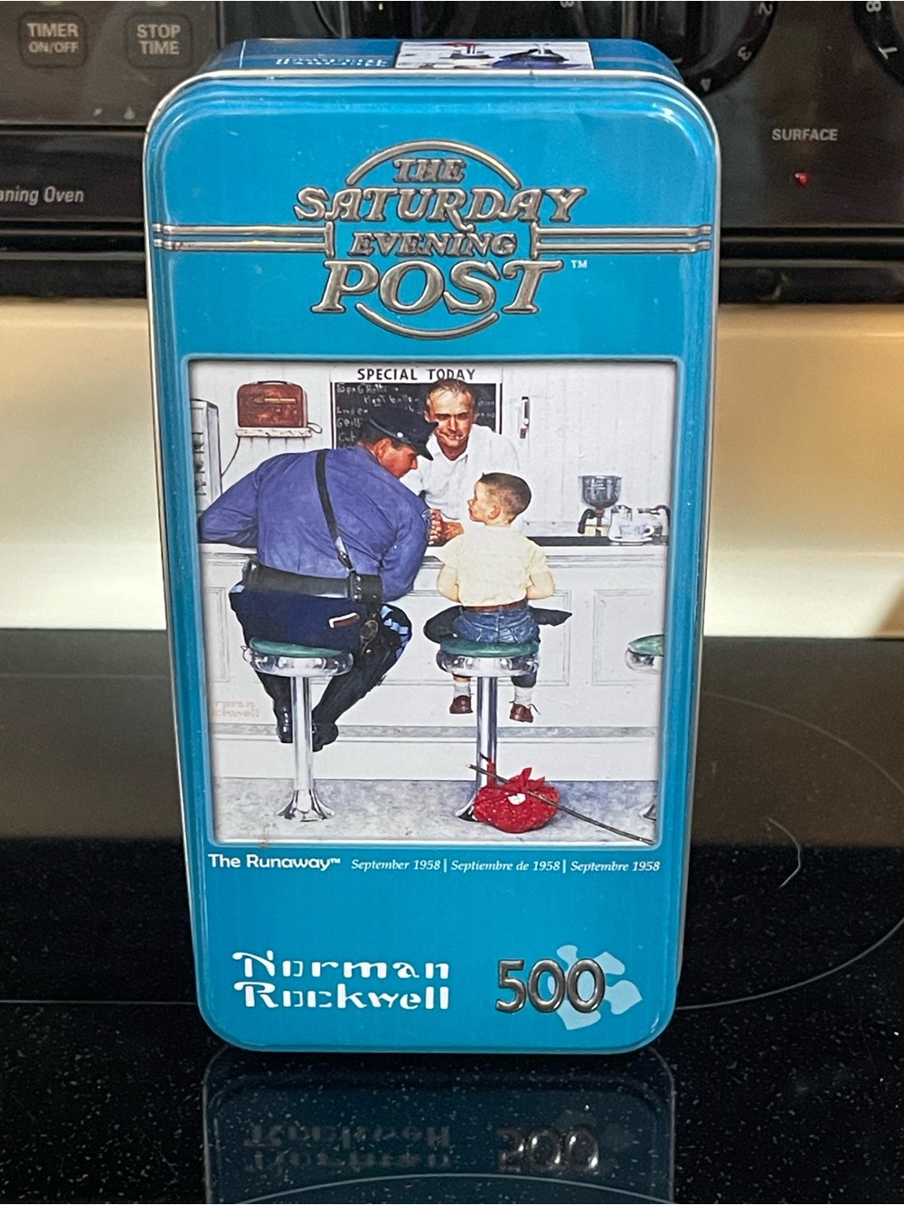 Norman Rockwell Puzzle in Tin Brand New! Perfect Gift! 500 pieces Collectible